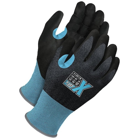 Bdg Cut-Resistant Coated Gloves, Cut Level A7 , Polyurethane , Smooth , L 1 PR 99-1-9571-9